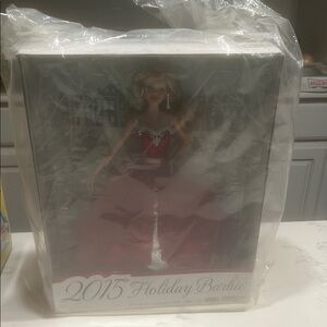 Barbie 2015 Holiday Doll in Pink Gown